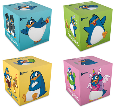 Universal tissues Kartika PENGUINS box 56